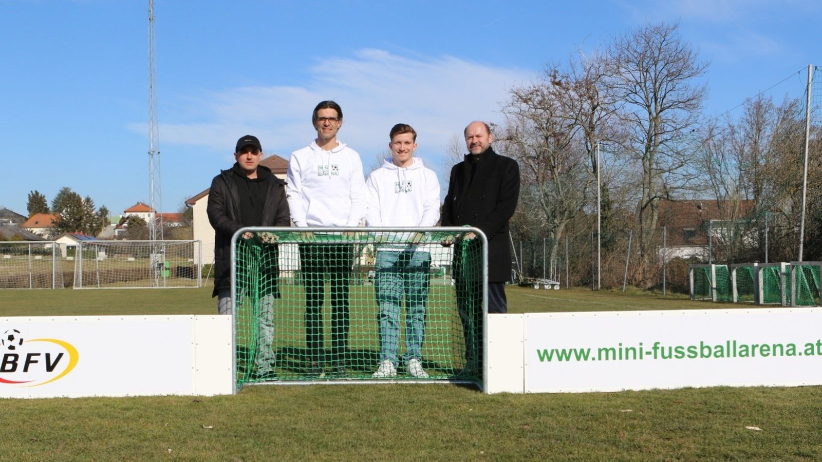 Mini-Fußballarena Team